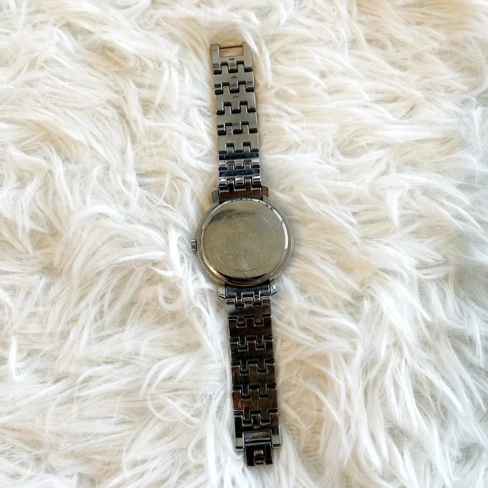 🤍 Stainless Steel Guess Butterfly Watch